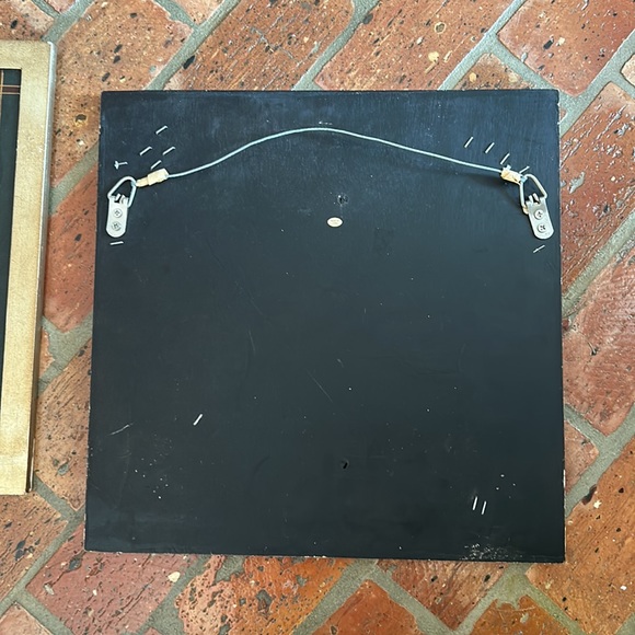 Vintage Fleur De Lis Crackle Framed Artwork - Picture 7 of 10